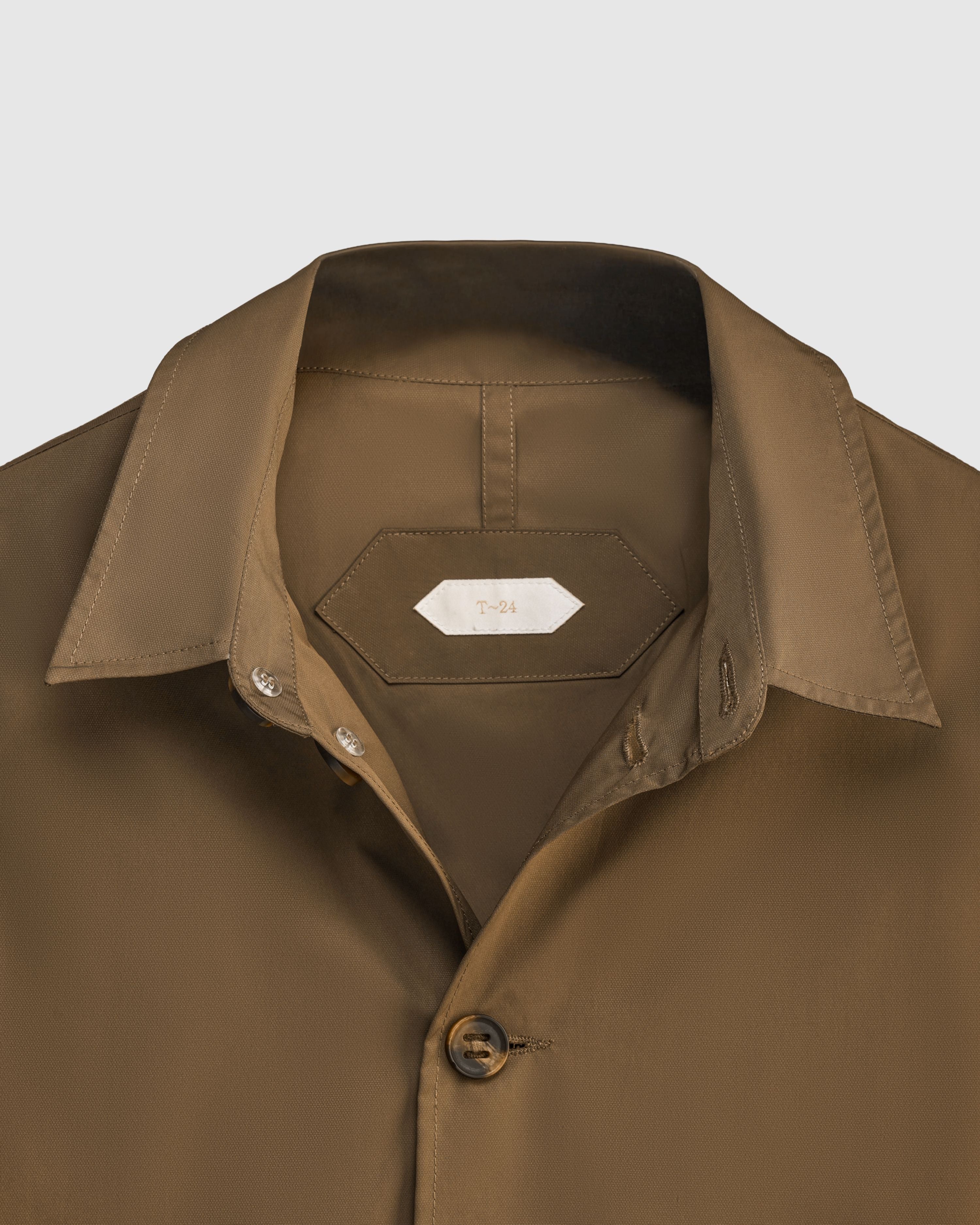 CORBETT – Technical Shell Jacket with Leather accents on Cuffs