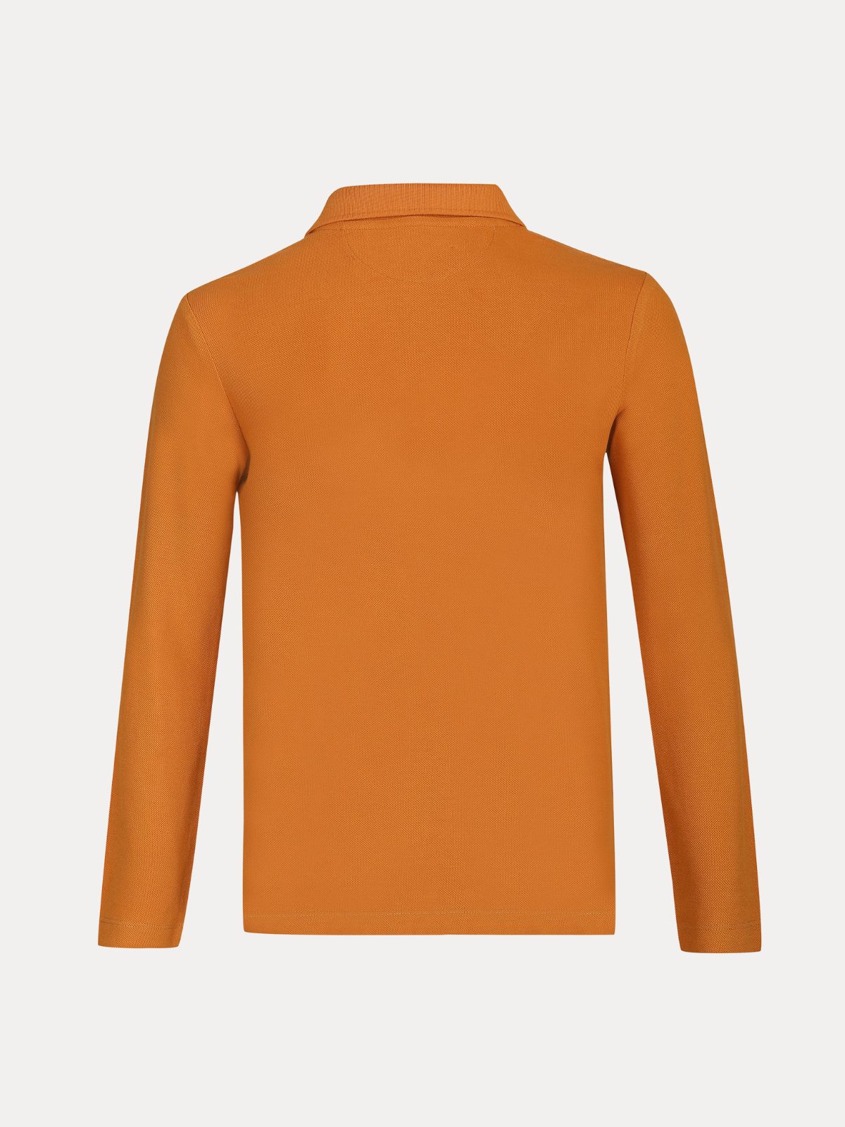 Pharaoh Rust Orange Piqué Cotton Polo Shirt