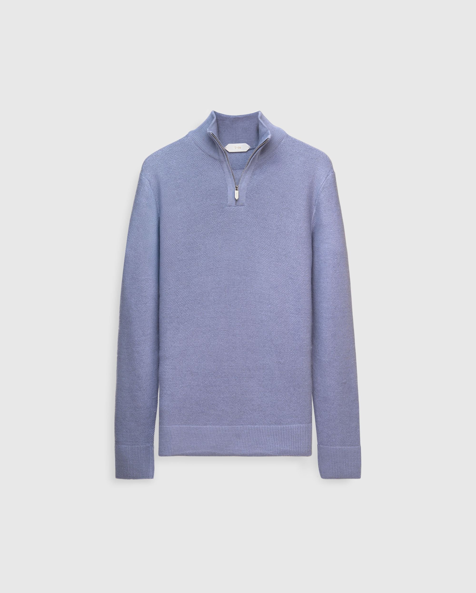 RENLEY - Pure Cashwool Quarter-Zip Sweater