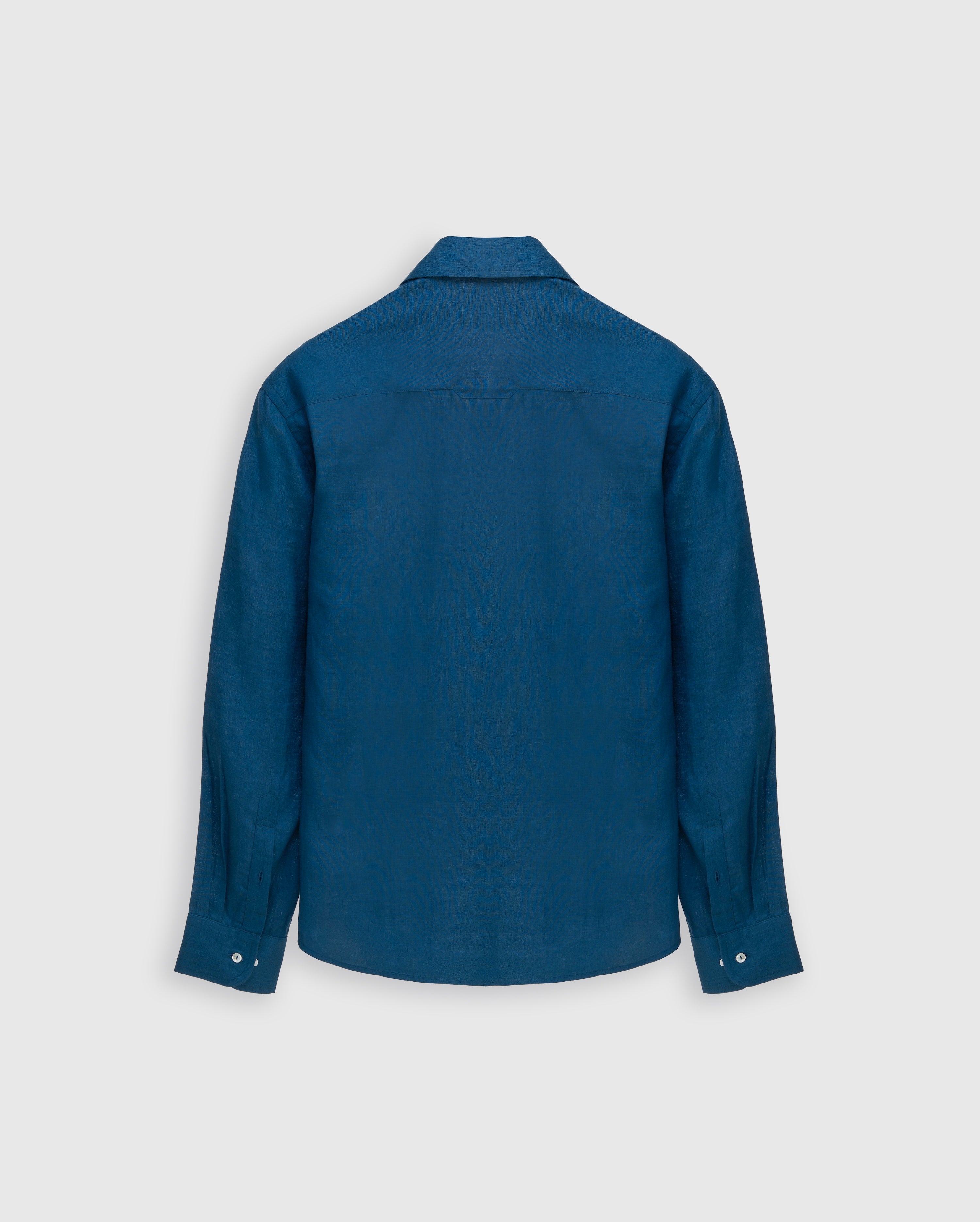 Cavo - Deep Teal Irish Linen Shirt