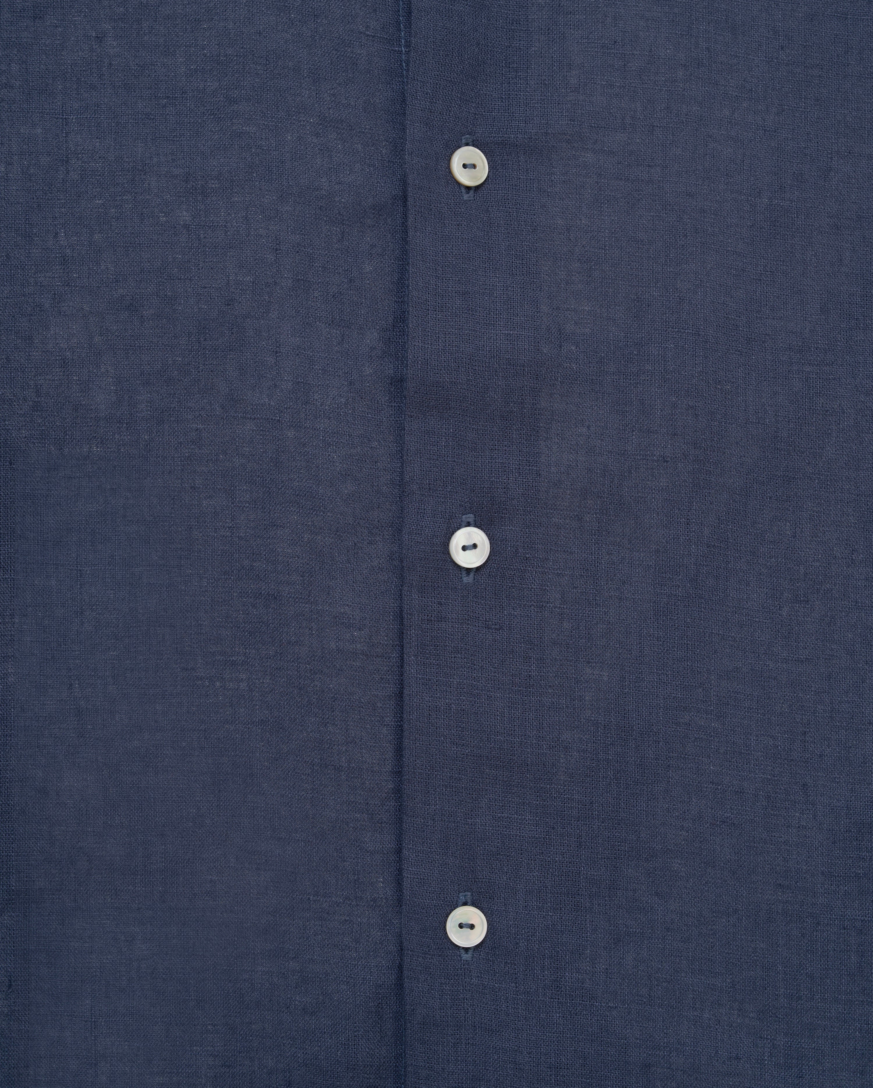 Miro - Slate Blue Irish Linen Shirt