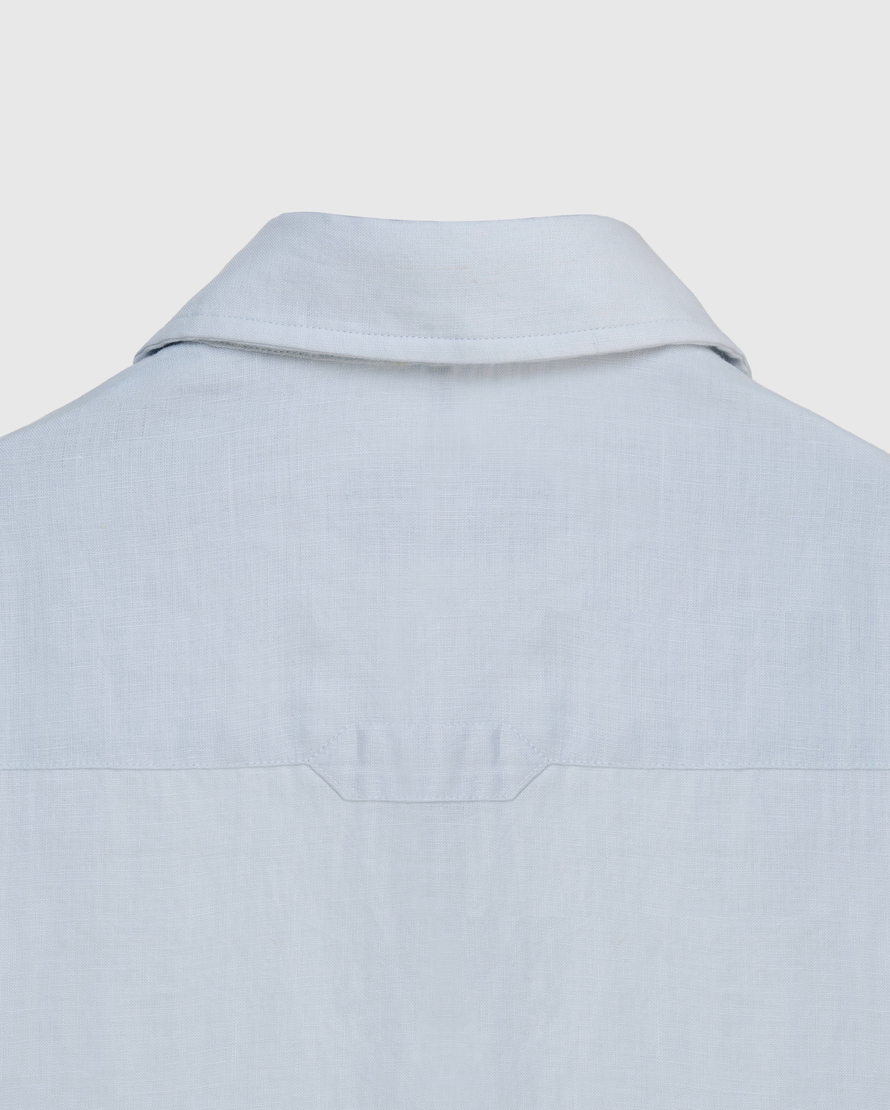 Elio - Pale Blue Irish Linen Shirt