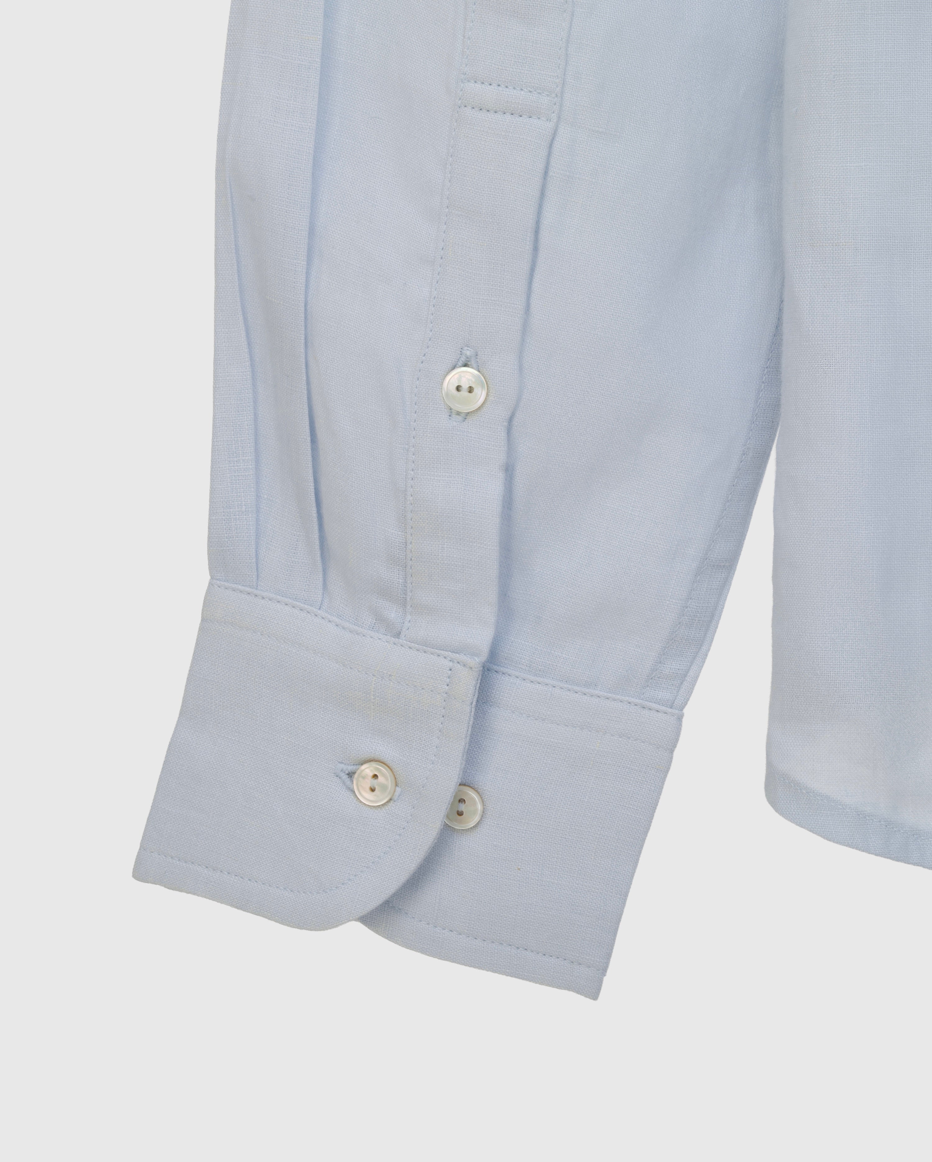 Elio - Pale Blue Irish Linen Shirt
