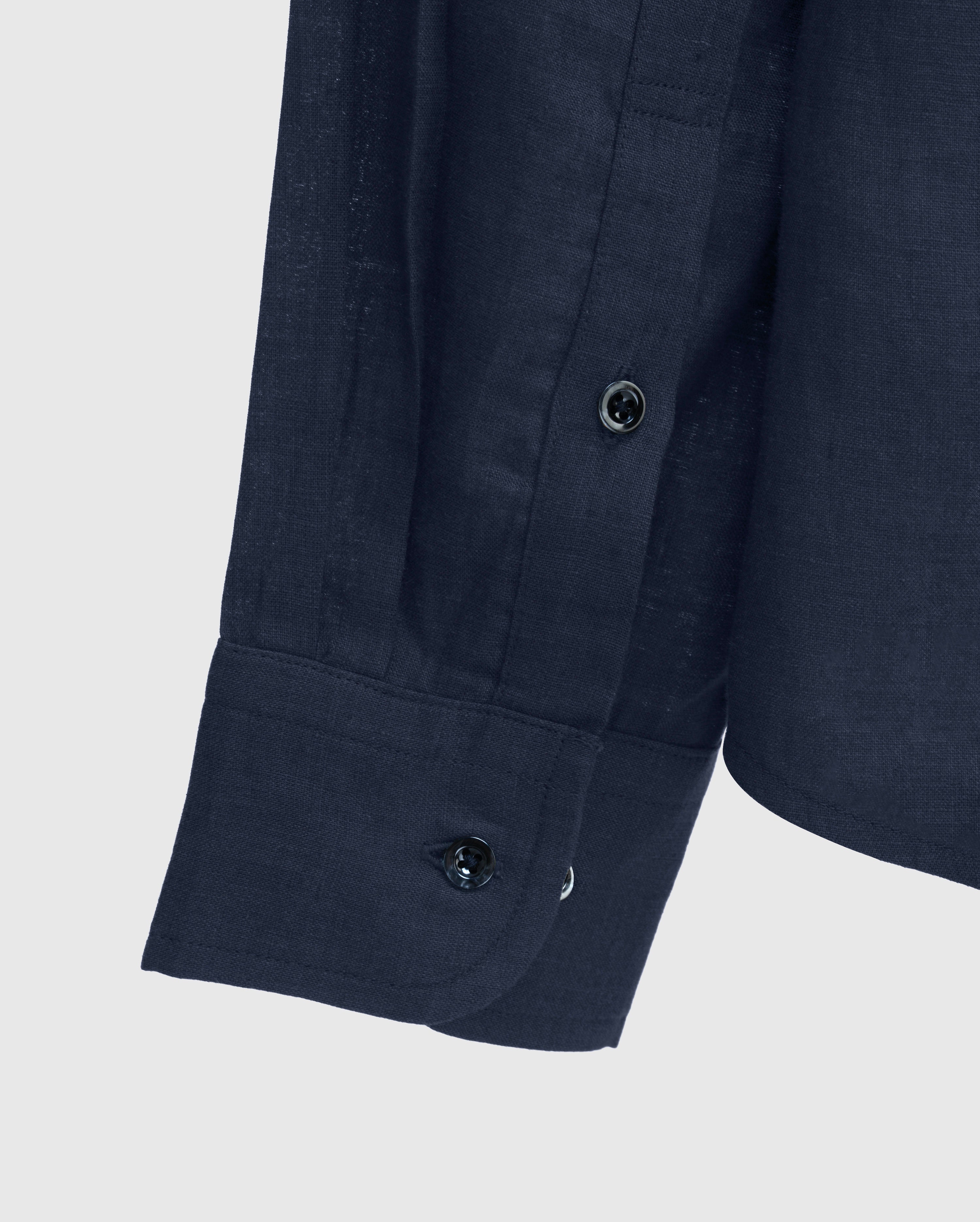Nero - Deep Navy Irish Linen Shirt