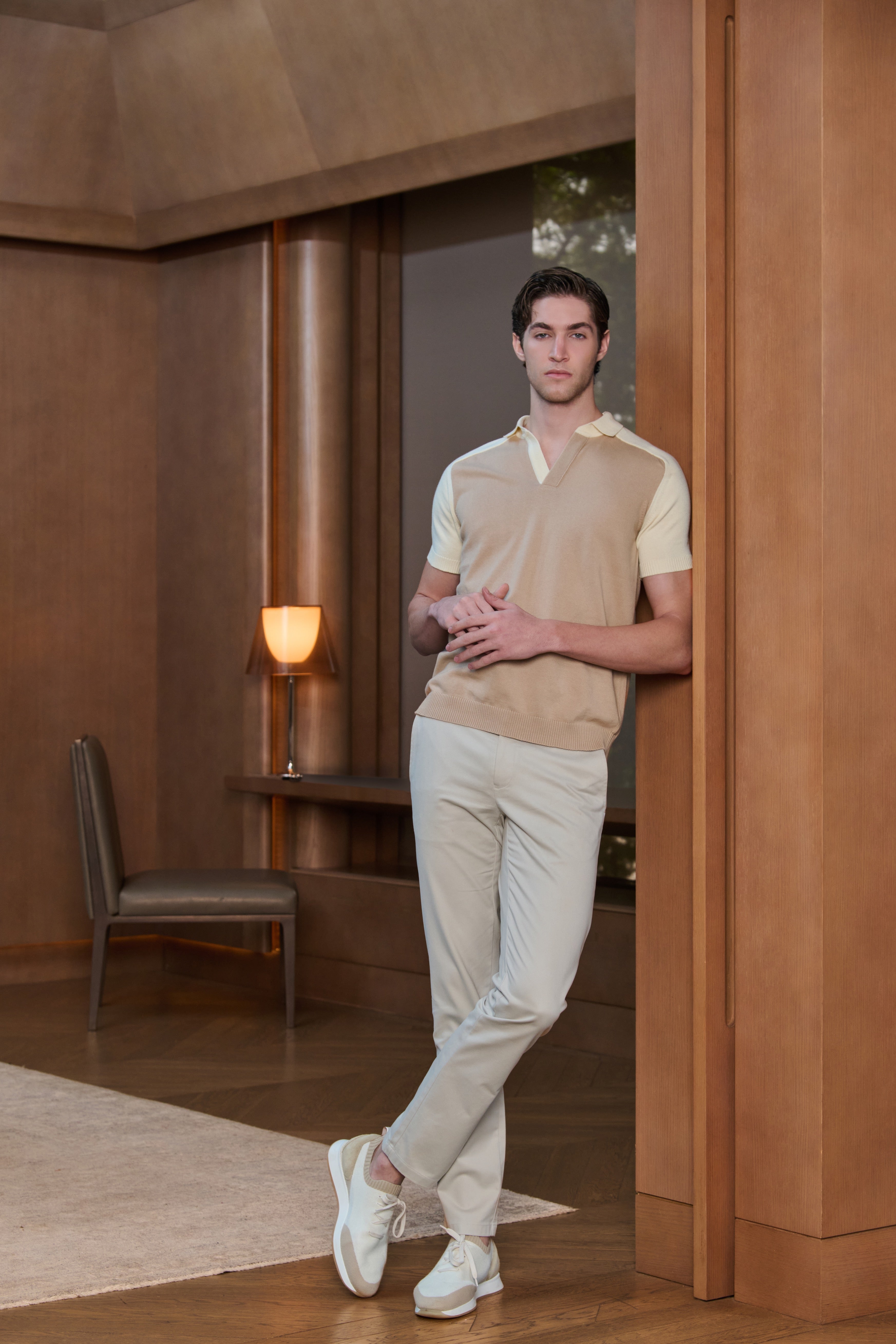 Bryn - Raglan Sleeve Knit Polo