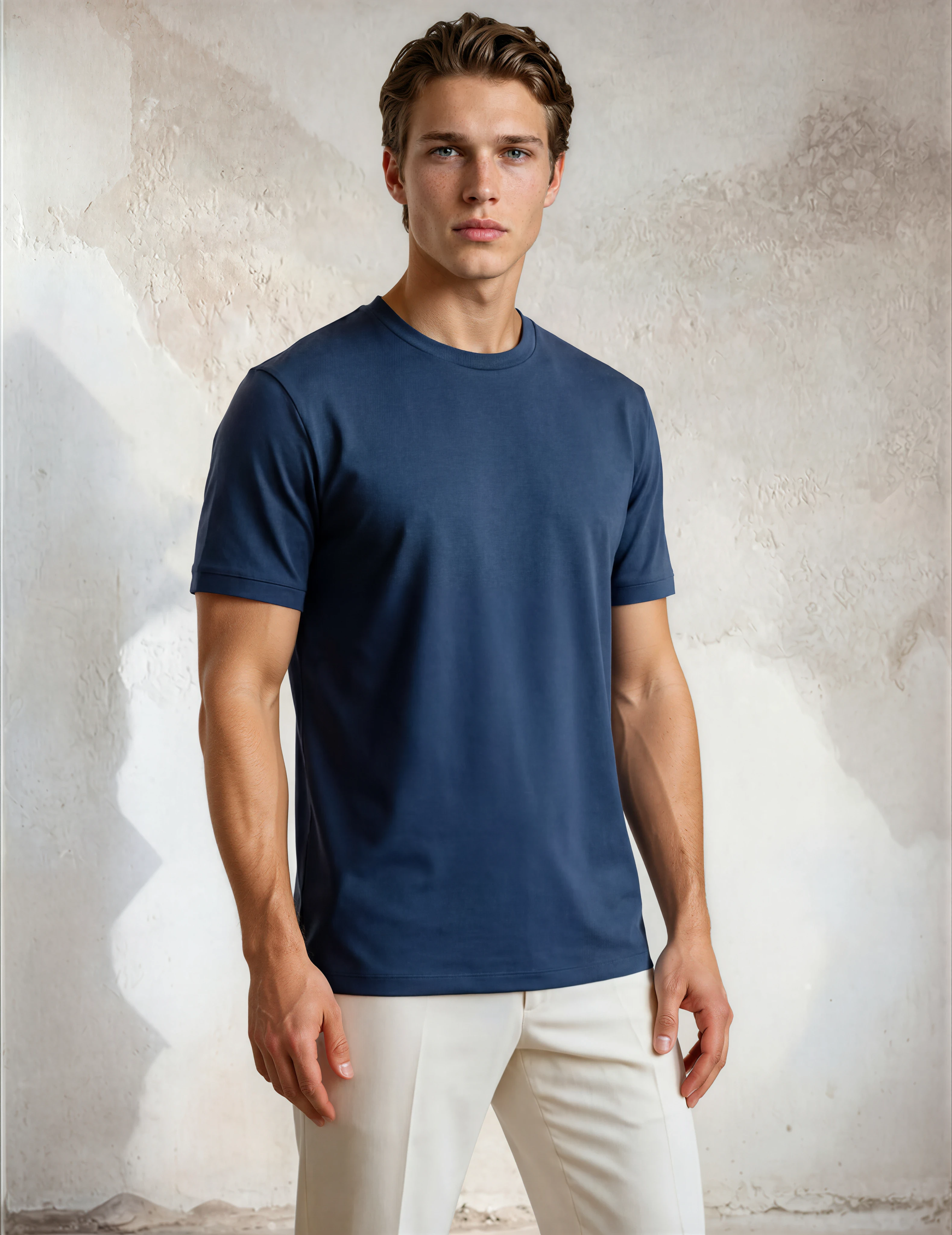 ATLAS – Ultra-Soft Double-Mercerized Egyptian Cotton Crewneck