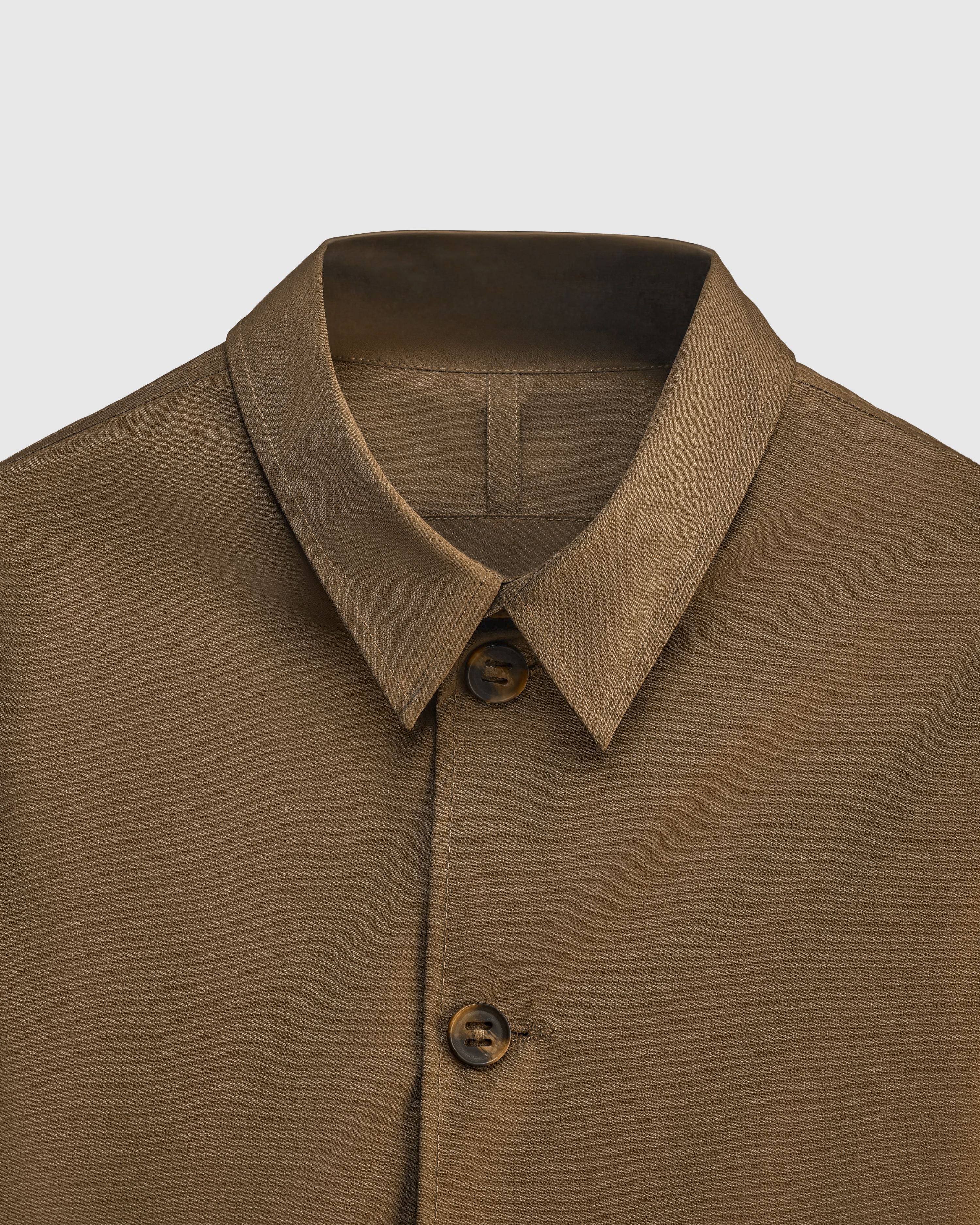 CORBETT – Technical Shell Jacket with Leather accents on Cuffs