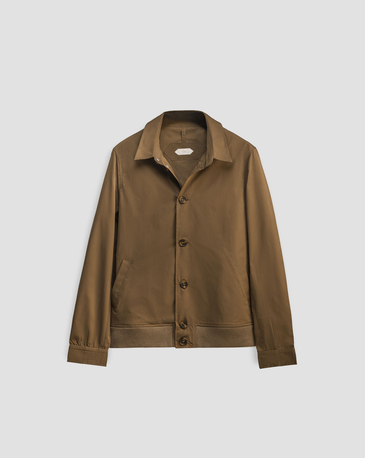 CORBETT – Technical Shell Jacket with Leather accents on Cuffs
