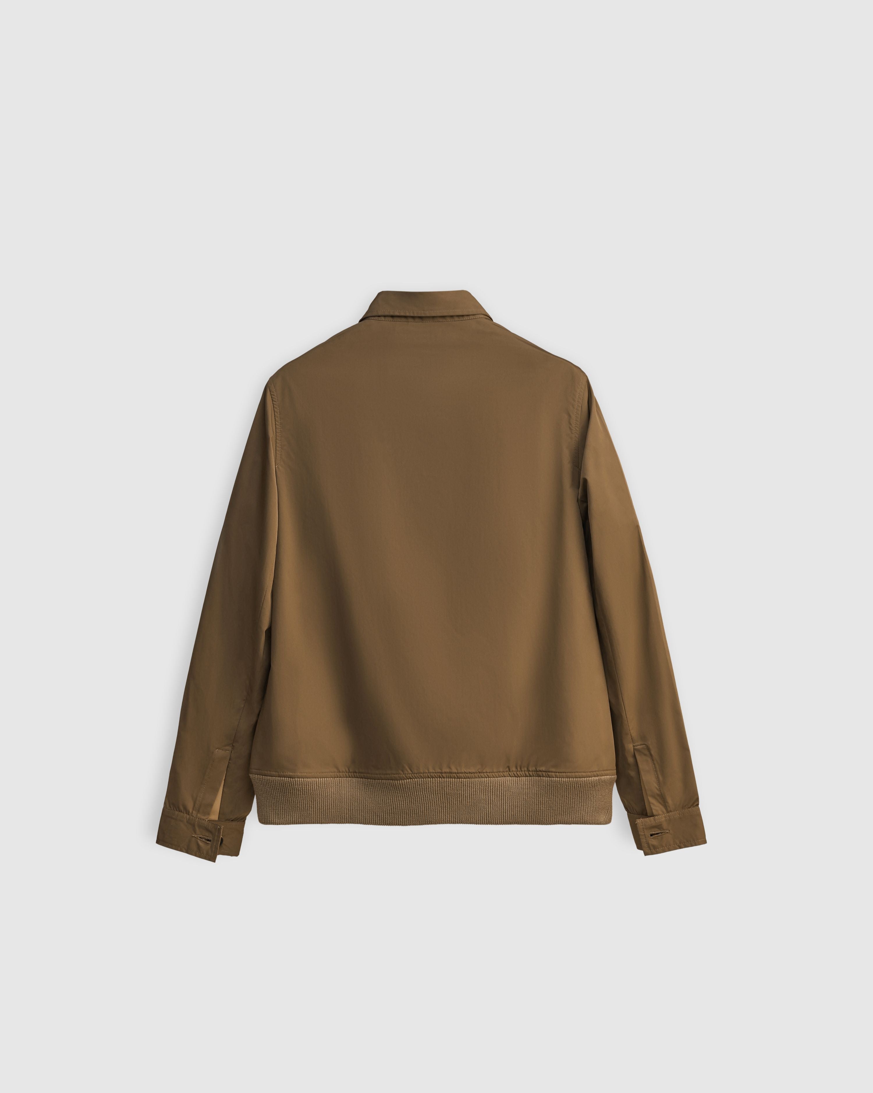 CORBETT – Technical Shell Jacket with Leather accents on Cuffs