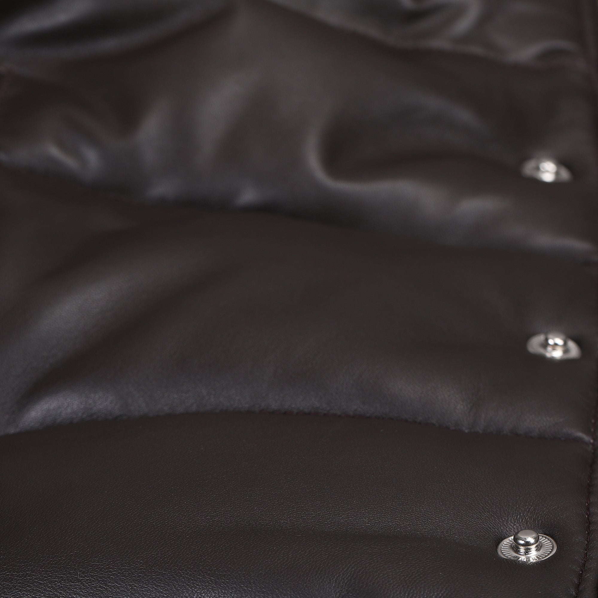 Troy Dark Brown Quilted Sheep Leather Vest
