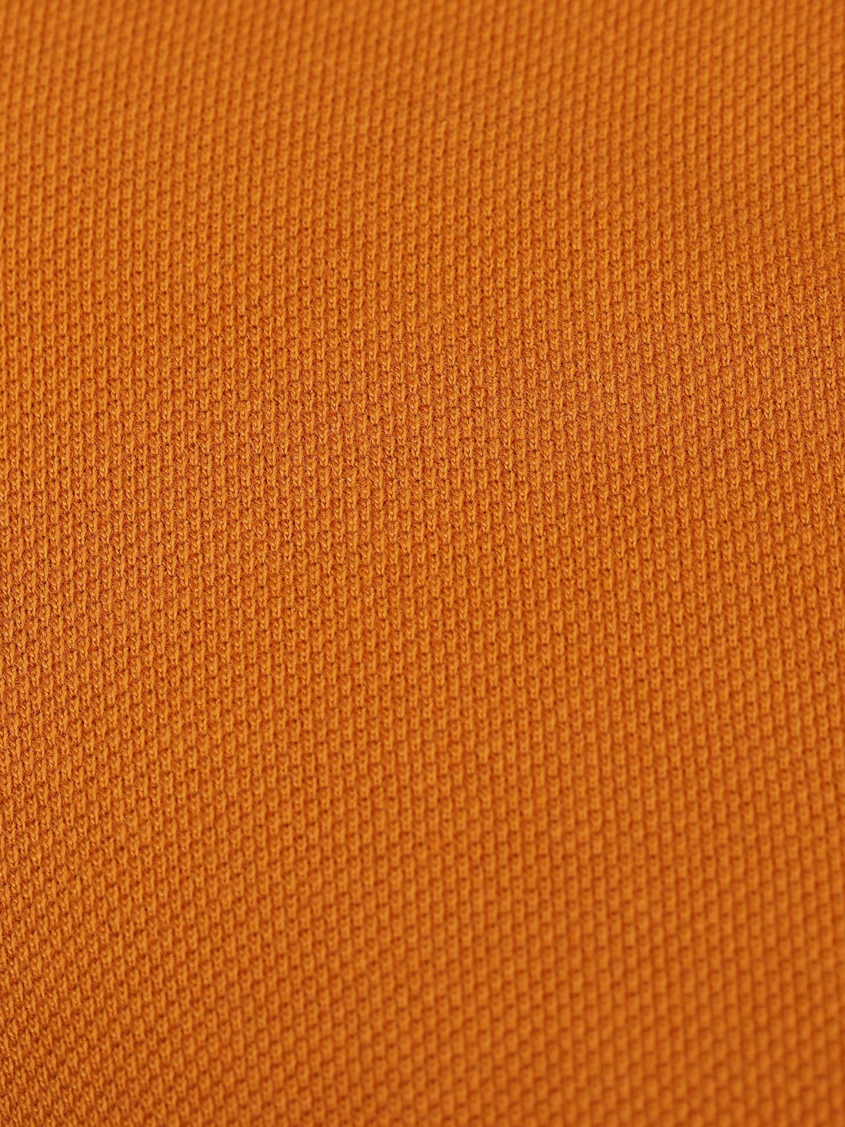 Pharaoh Rust Orange Piqué Cotton Polo Shirt