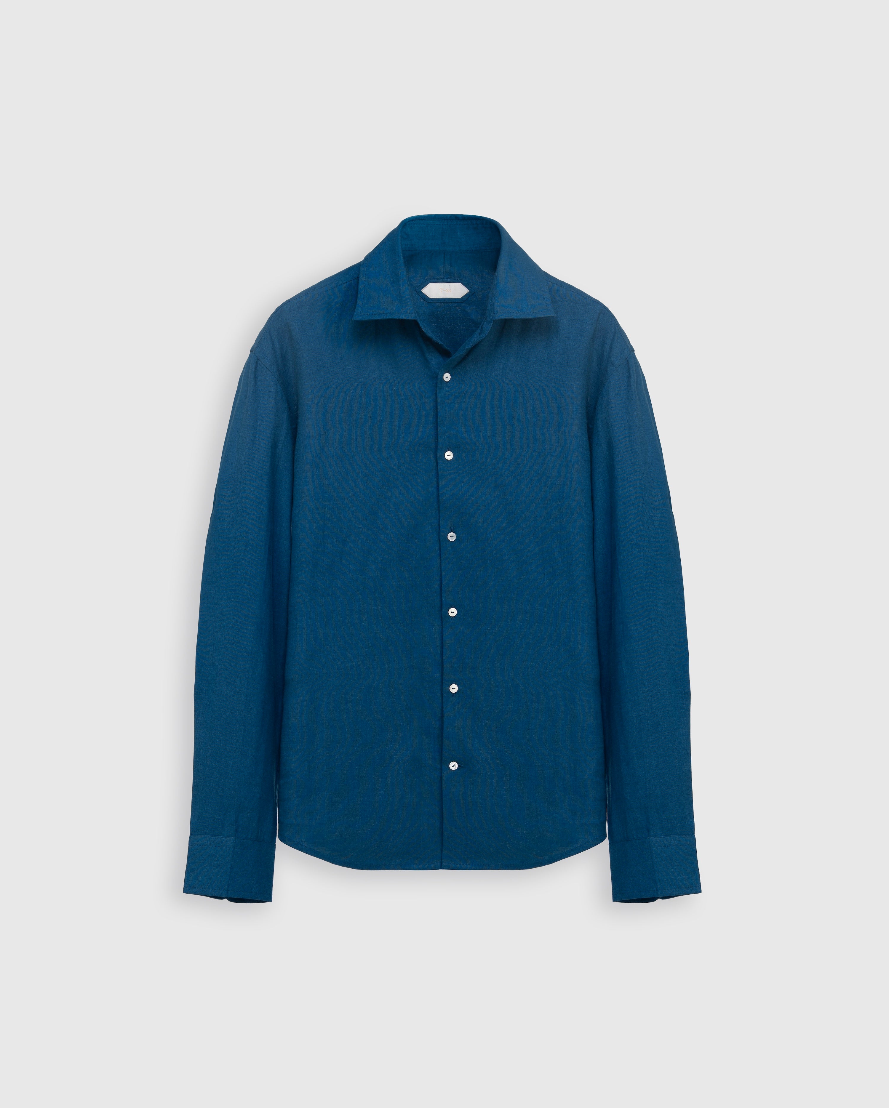 Cavo - Deep Teal Irish Linen Shirt