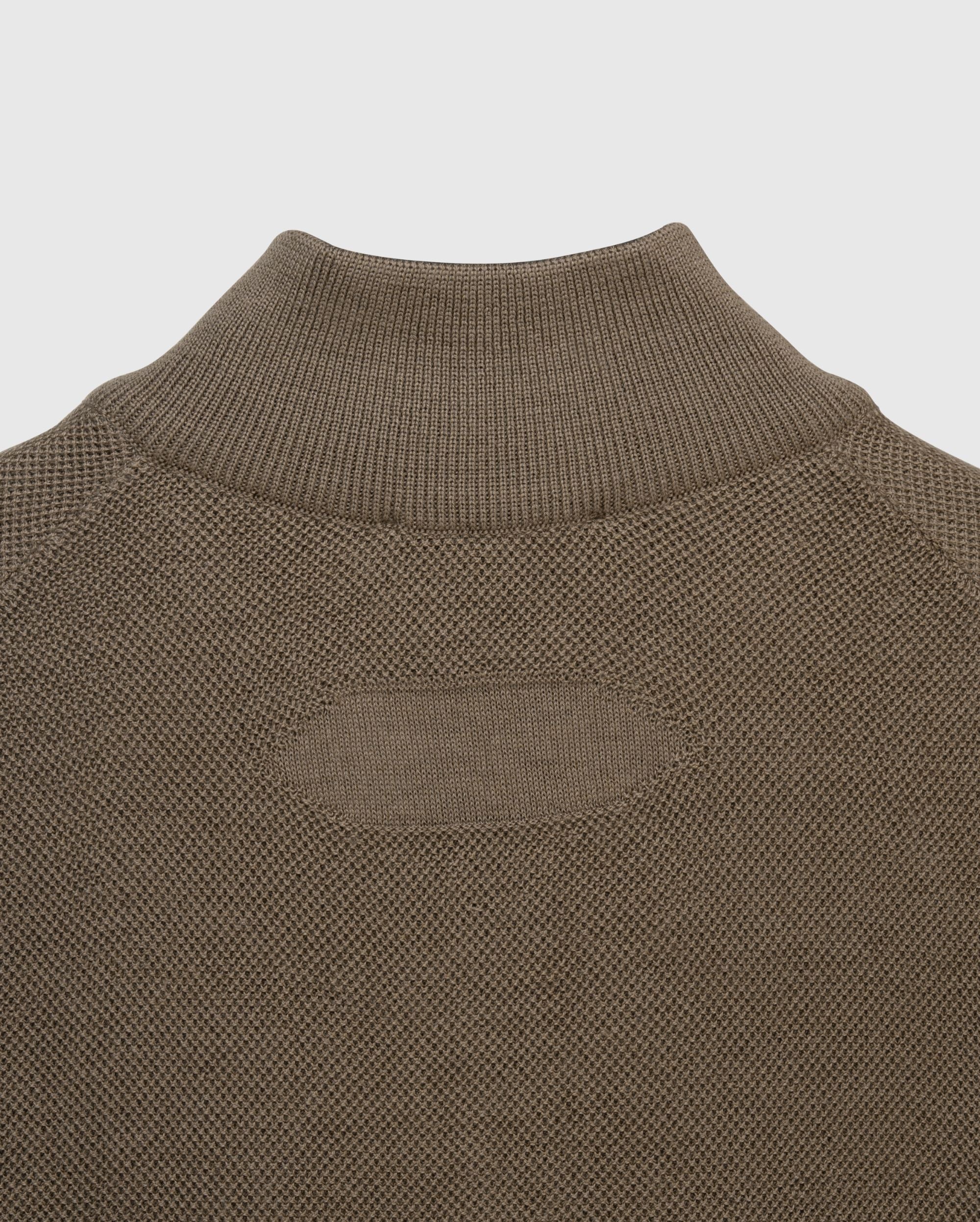 ASHFORD - Pure Cashwool Quarter-Zip Sweater