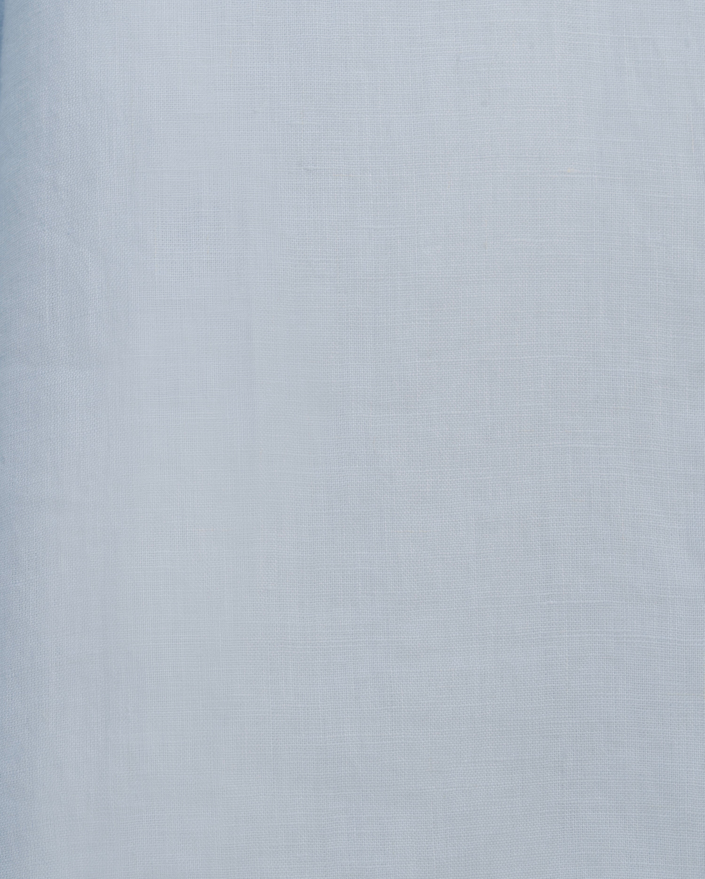 Elio - Pale Blue Irish Linen Shirt