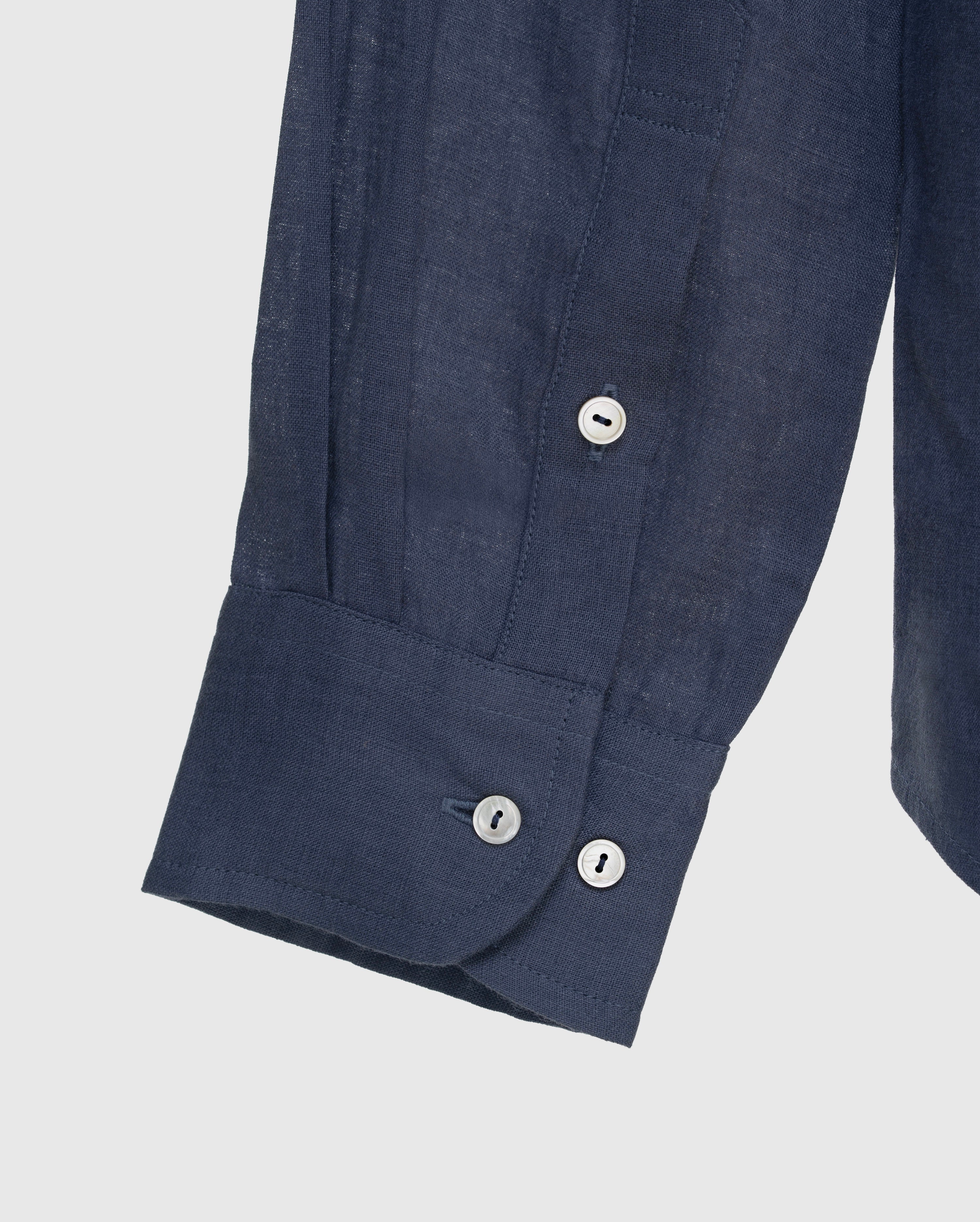Miro - Slate Blue Irish Linen Shirt