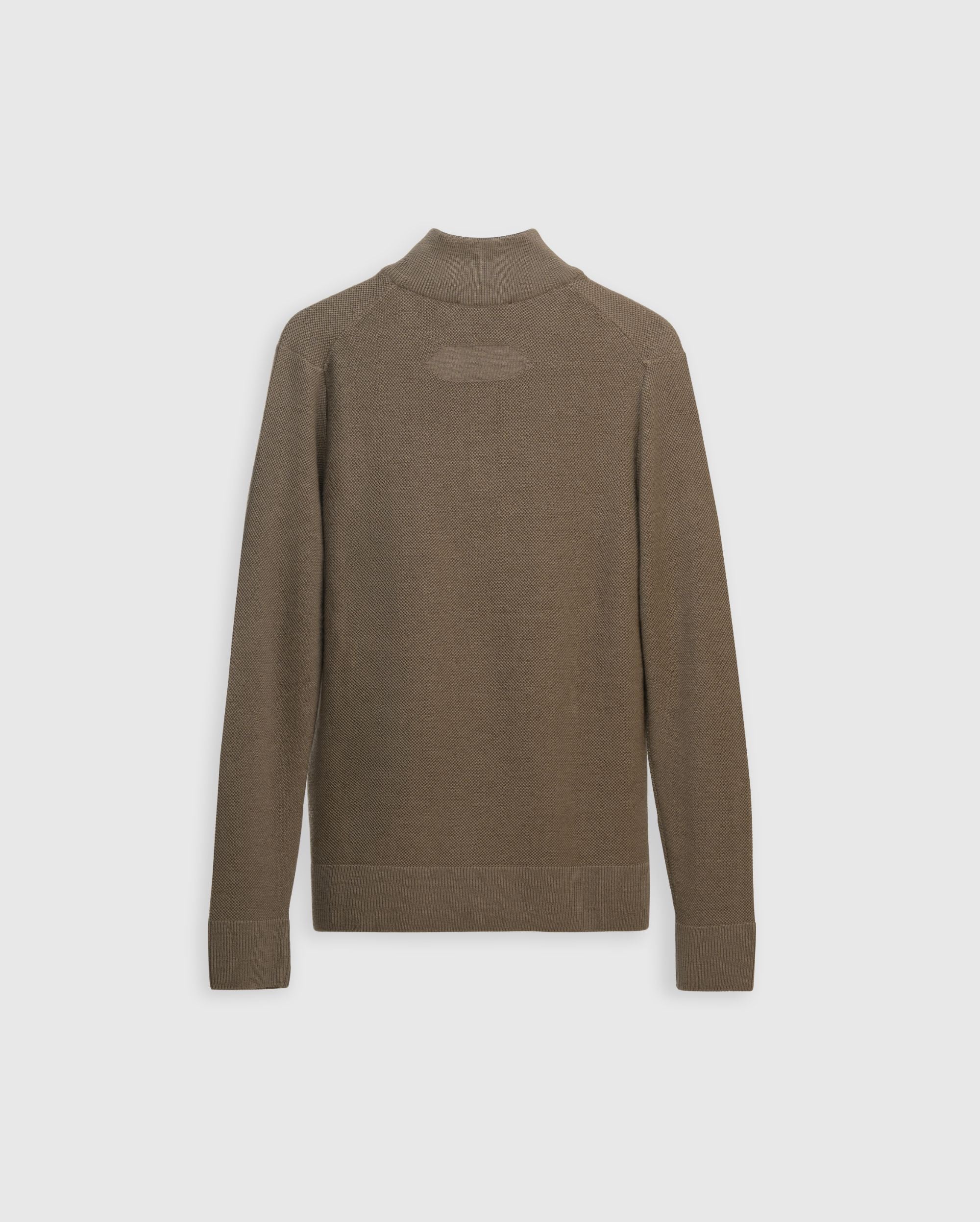 ASHFORD - Pure Cashwool Quarter-Zip Sweater