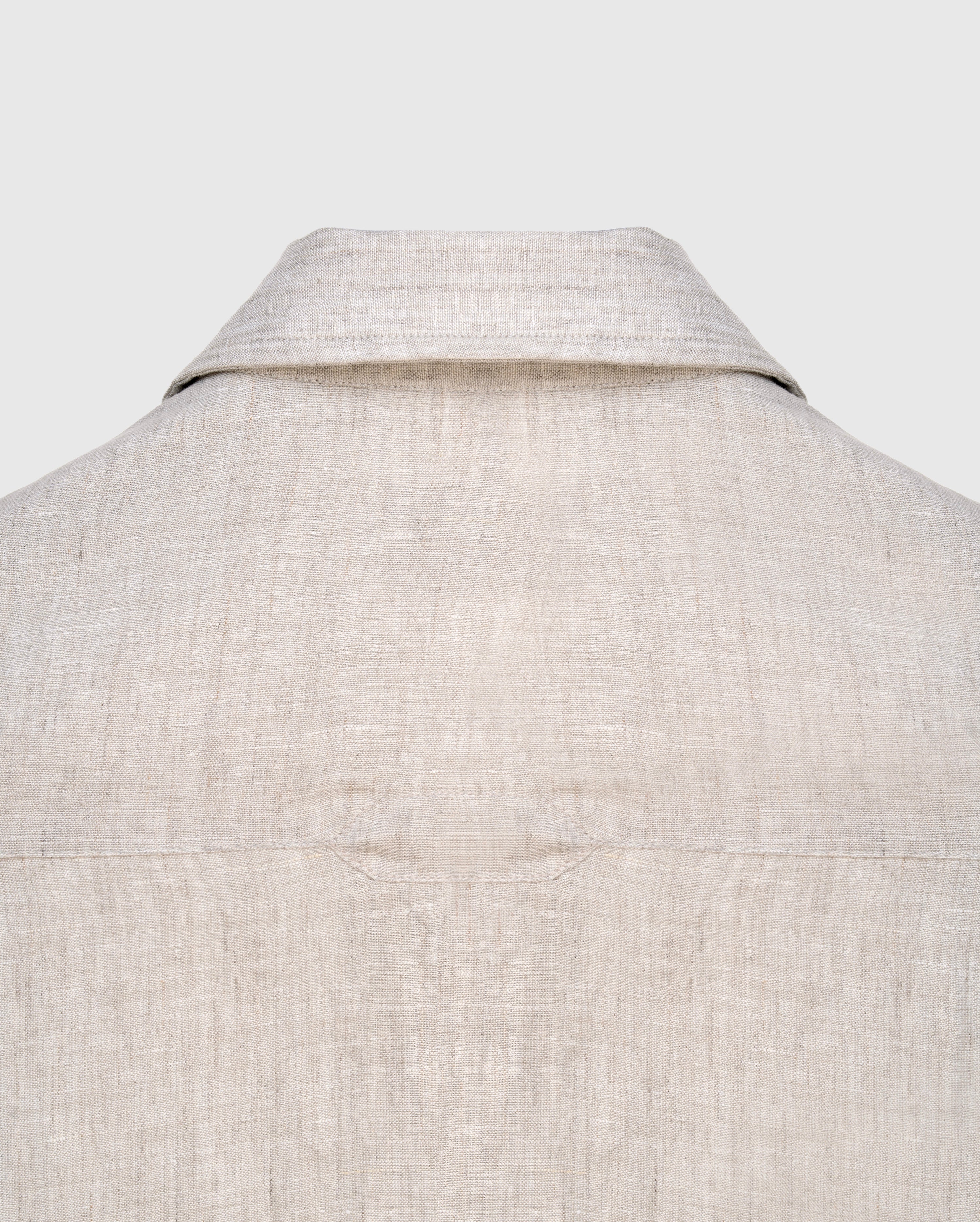 Ivo - Raw Champagne Irish Linen Shirt
