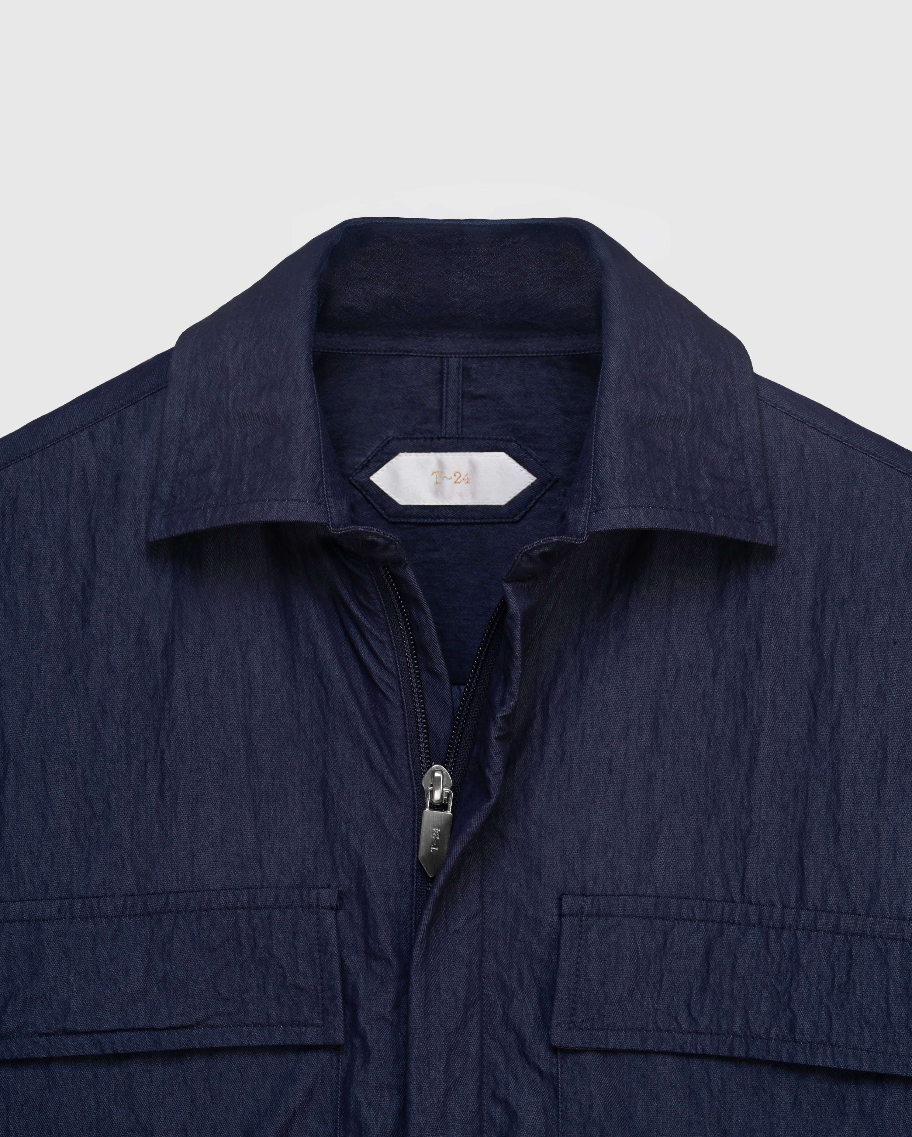 Blair - Midnight Navy Zipper Shirt