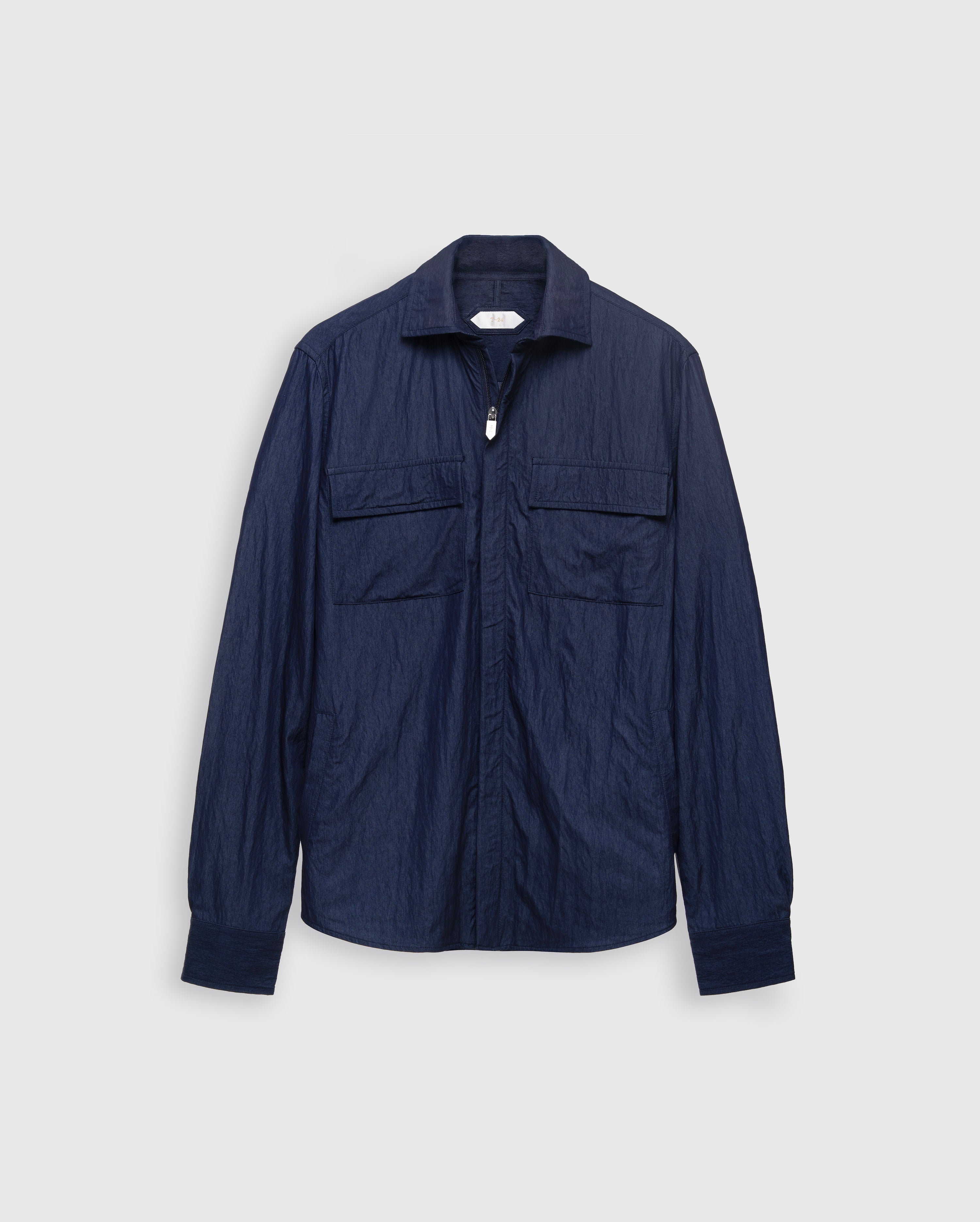 Blair - Midnight Navy Zipper Shirt