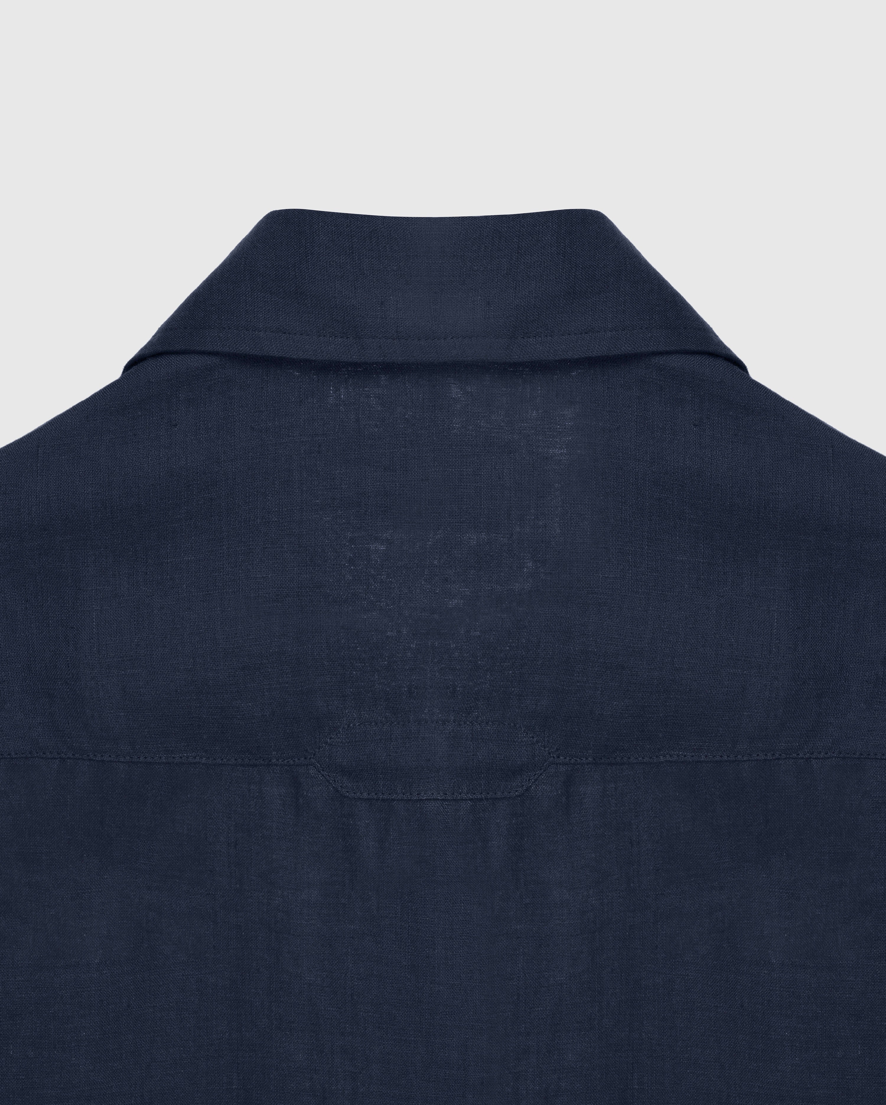 Nero - Deep Navy Irish Linen Shirt