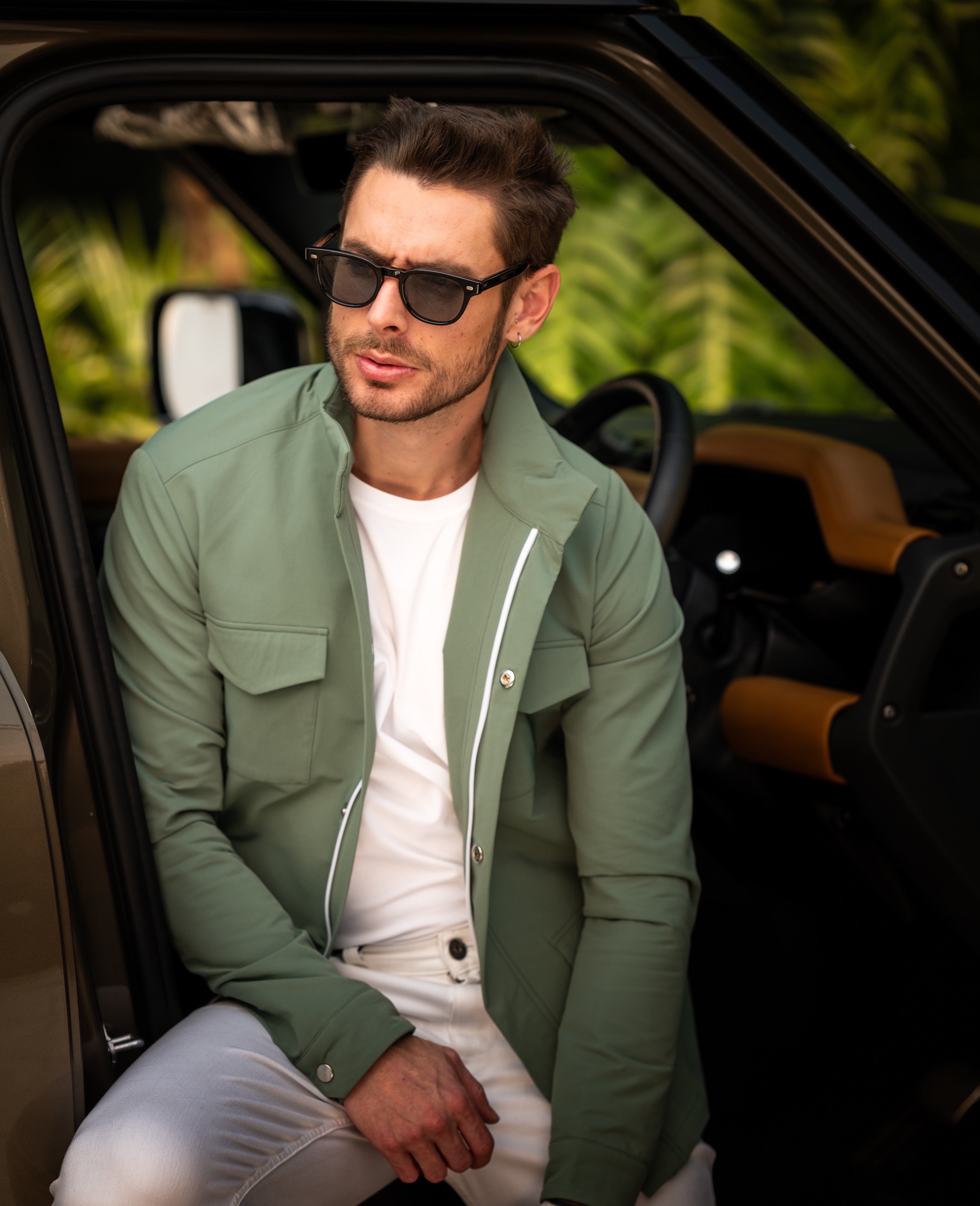 Herald Muted Green Water-Resistant Field Jacket